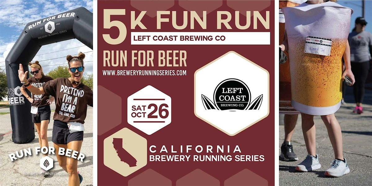 Beer Run x Left Coast Brewing | 2024 California Brewery Running Series