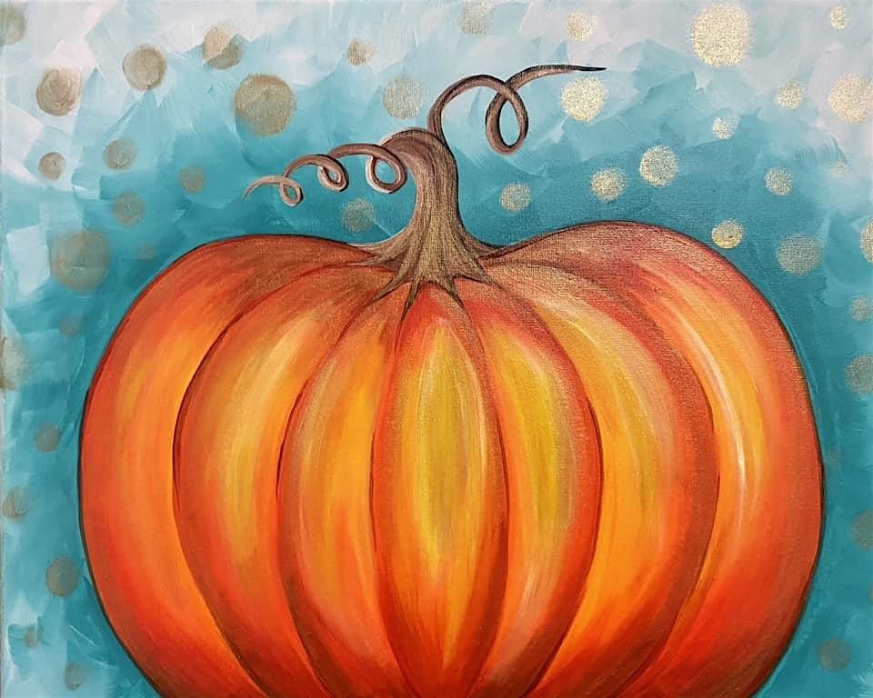 Paint Night! Metallic Pumpkin