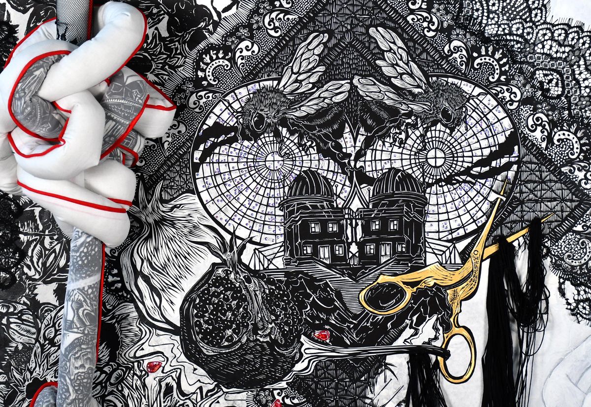 Adrien Roldes Wallpaper Workshop with artist Adrian Rhodes, 701 Center for ...