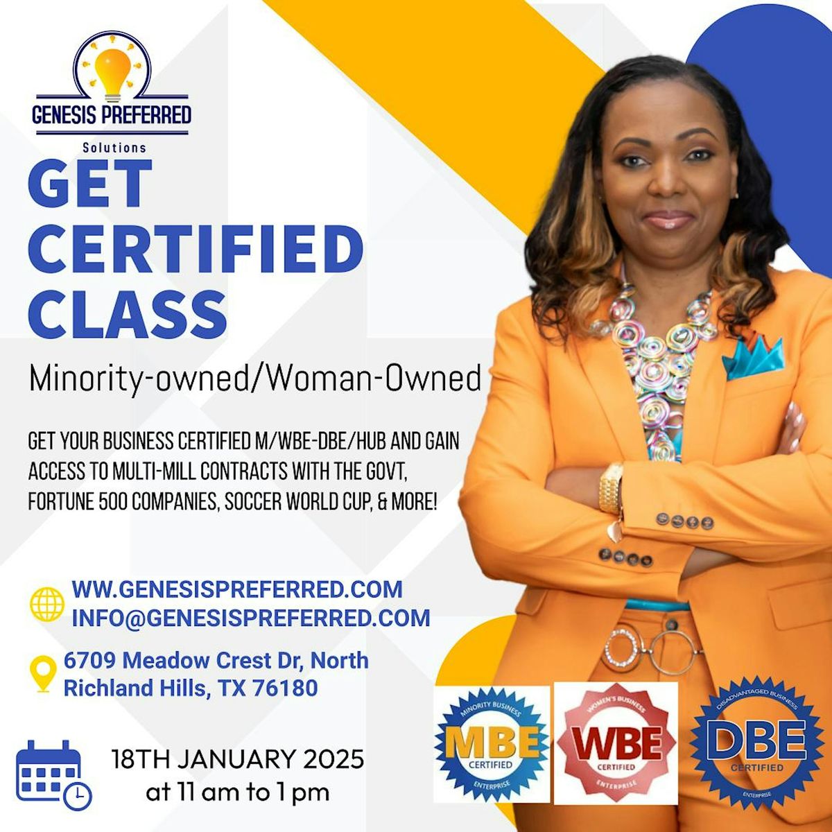 GET CERTIFIED CLASS