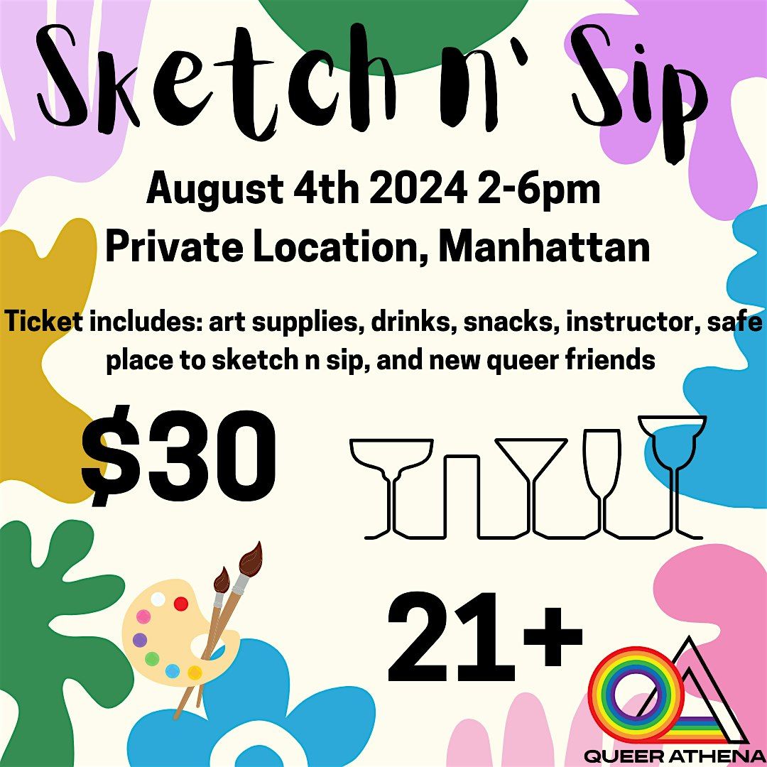 Queer Athena's Sketch n' Sip