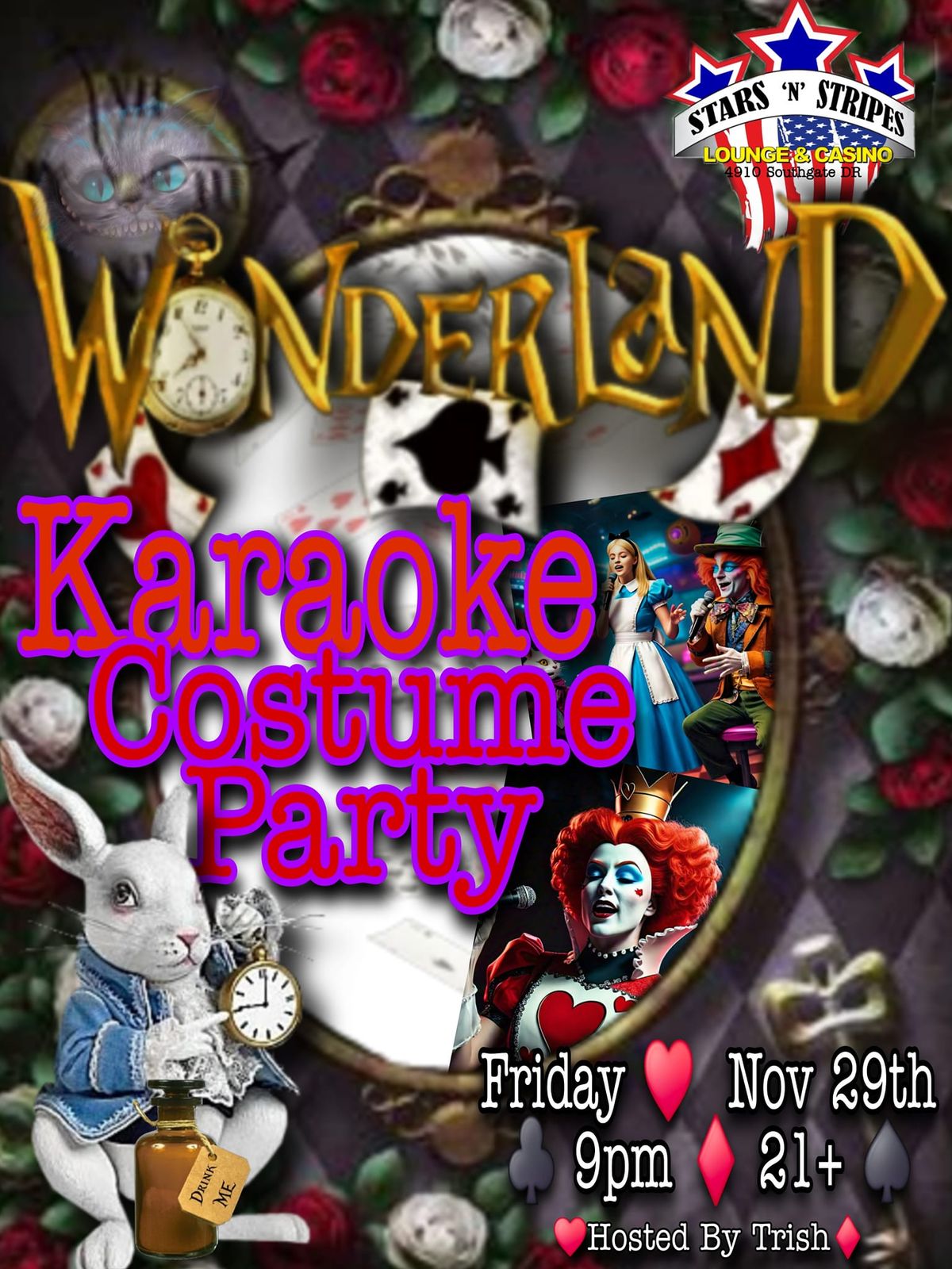 wonderland Karaoke Costume Party