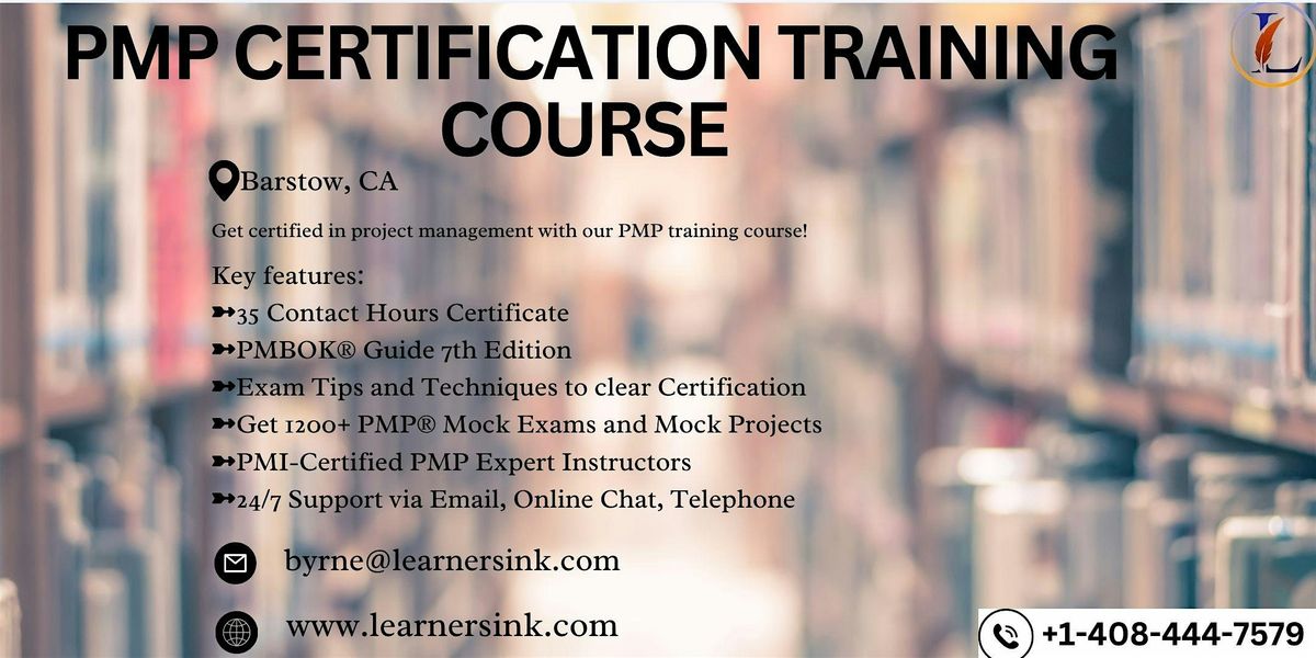 Building Your PMP Study Plan In Barstow, CA