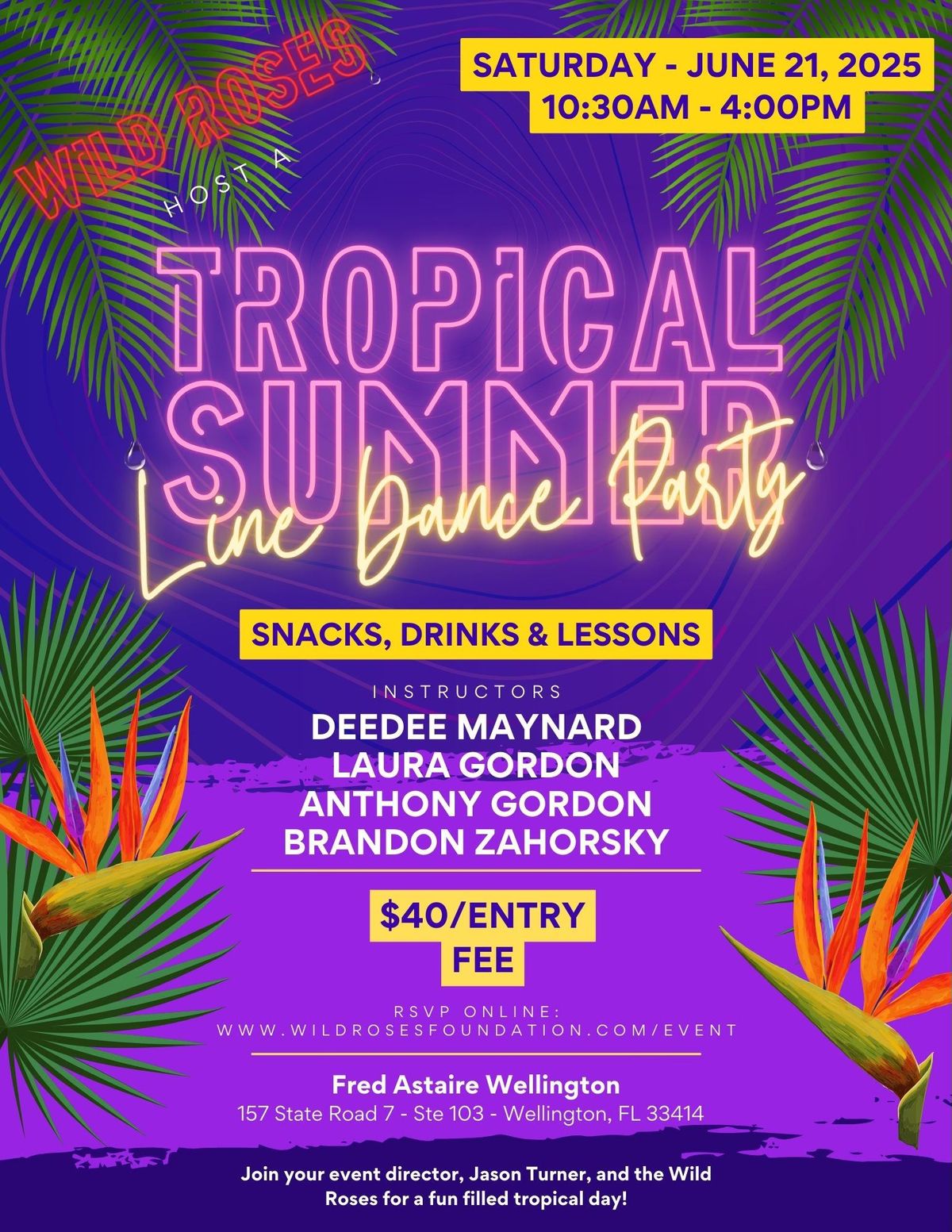 Tropical Summer Line Dance Party