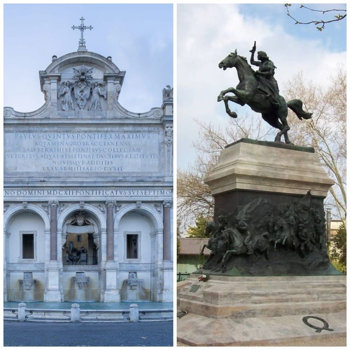 Apertura straordinaria della Fontana dell'Acqua Paola e la Passeggiata del Gianicolo 