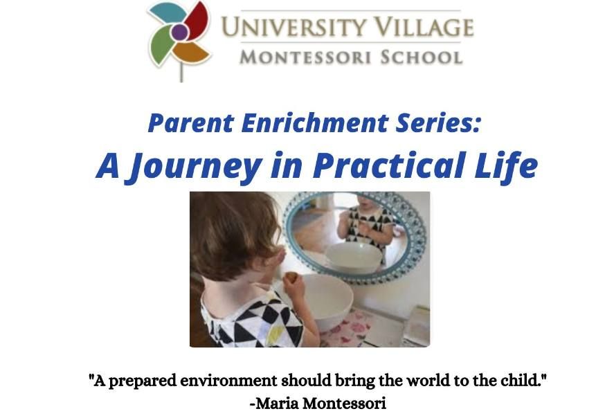 Fall Parent Enrichment Series: A Journey in Practical Life 