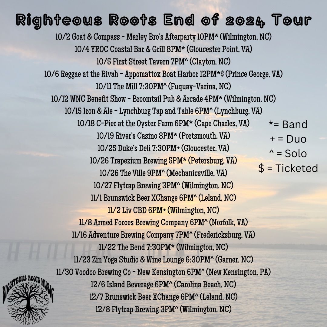 Righteous Roots @ Duke\u2019s Deli (Duo)