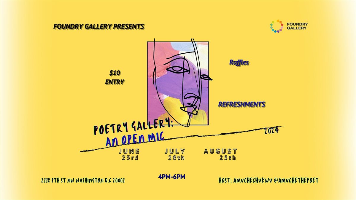 POETRY GALLERY: AN OPEN MIC