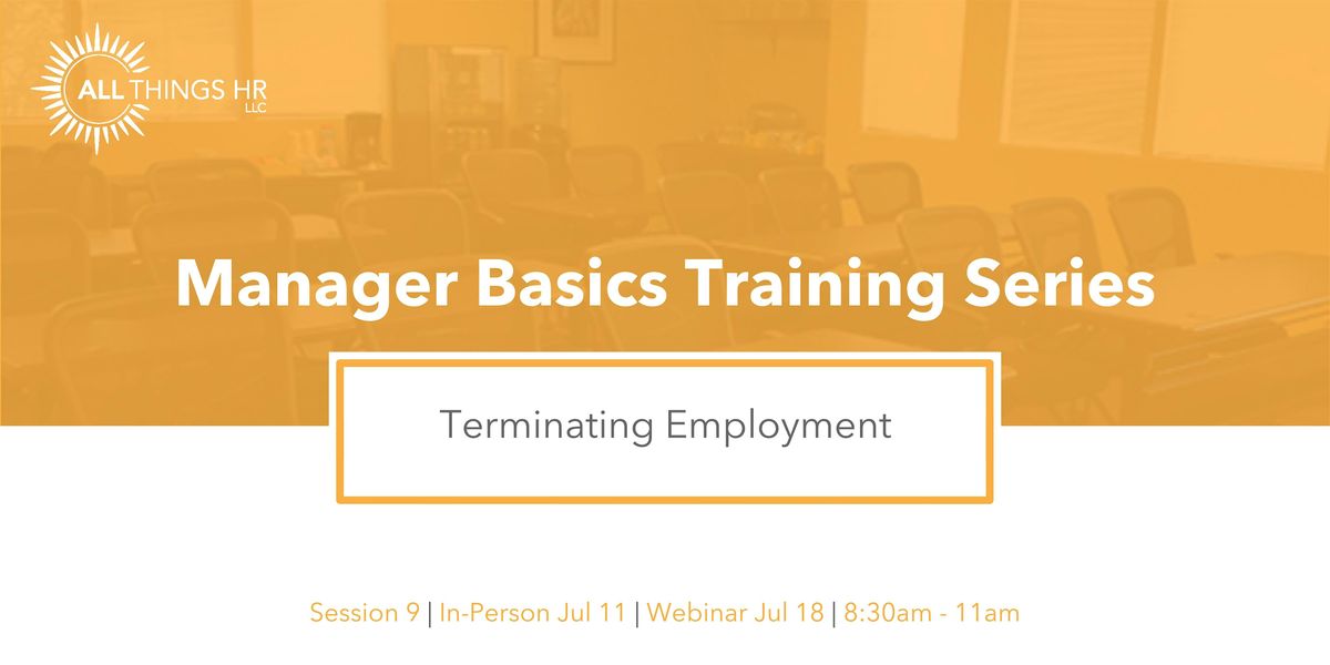 Terminating Employment Webinar