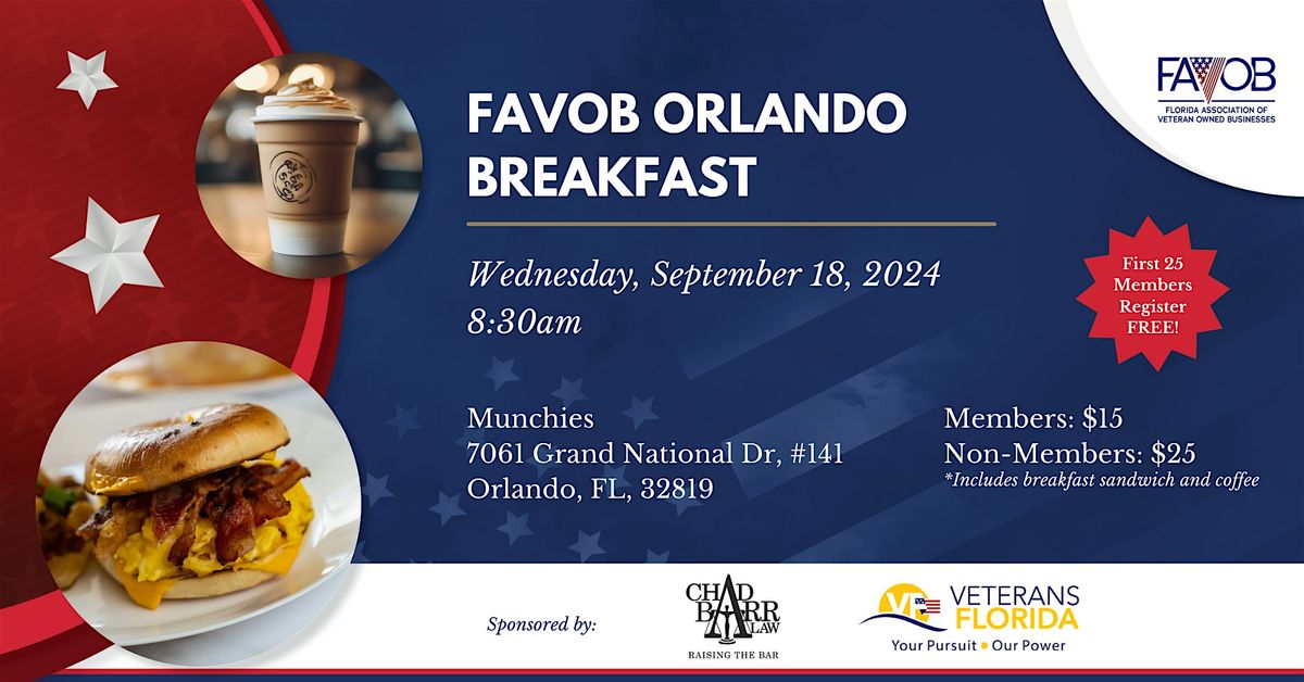 FAVOB Orlando Breakfast