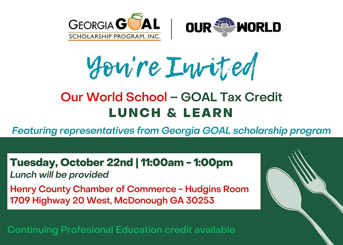 GOAL Financial Services Lunch & Learn