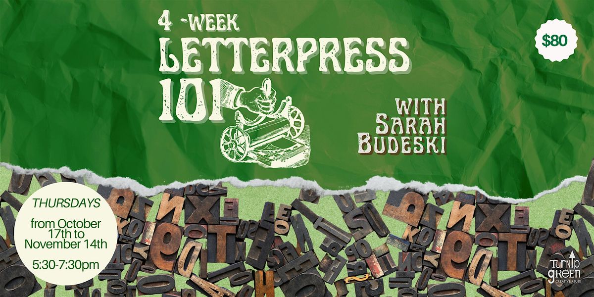 TGCR's Four Week Letterpress Workshop Series