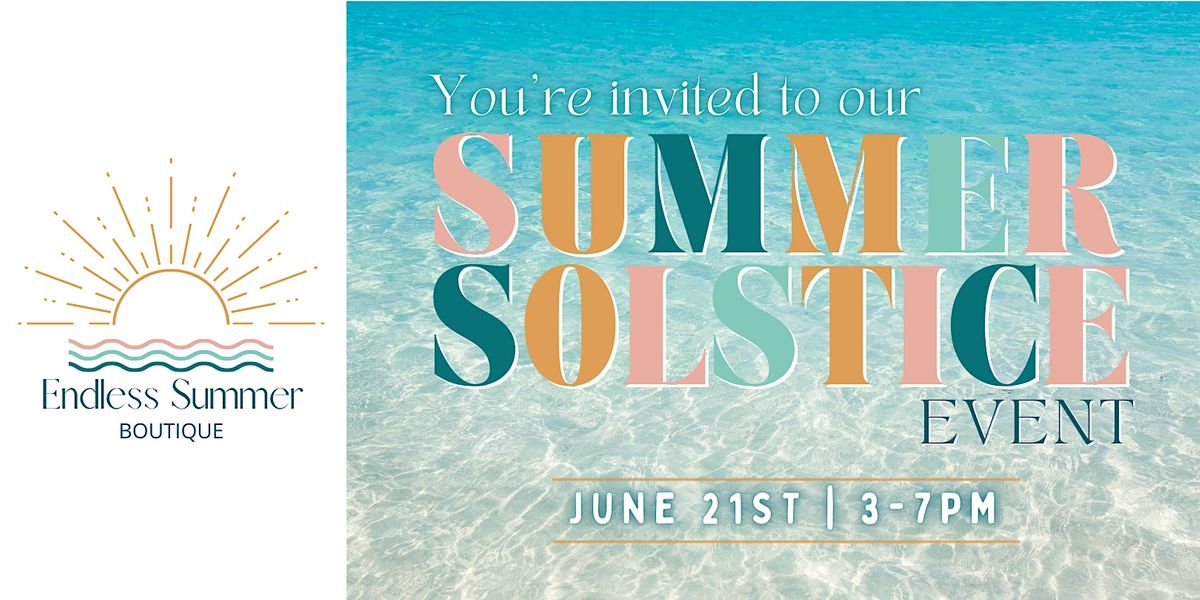 Summer Solstice Event, Retail Therapy Boutique, Carlsbad, 21 June 2023