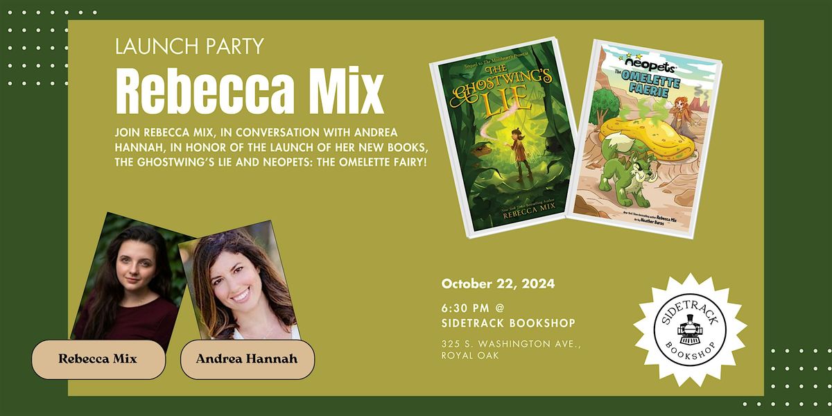 Sidetrack Bookshop Launch Party for Rebecca Mix