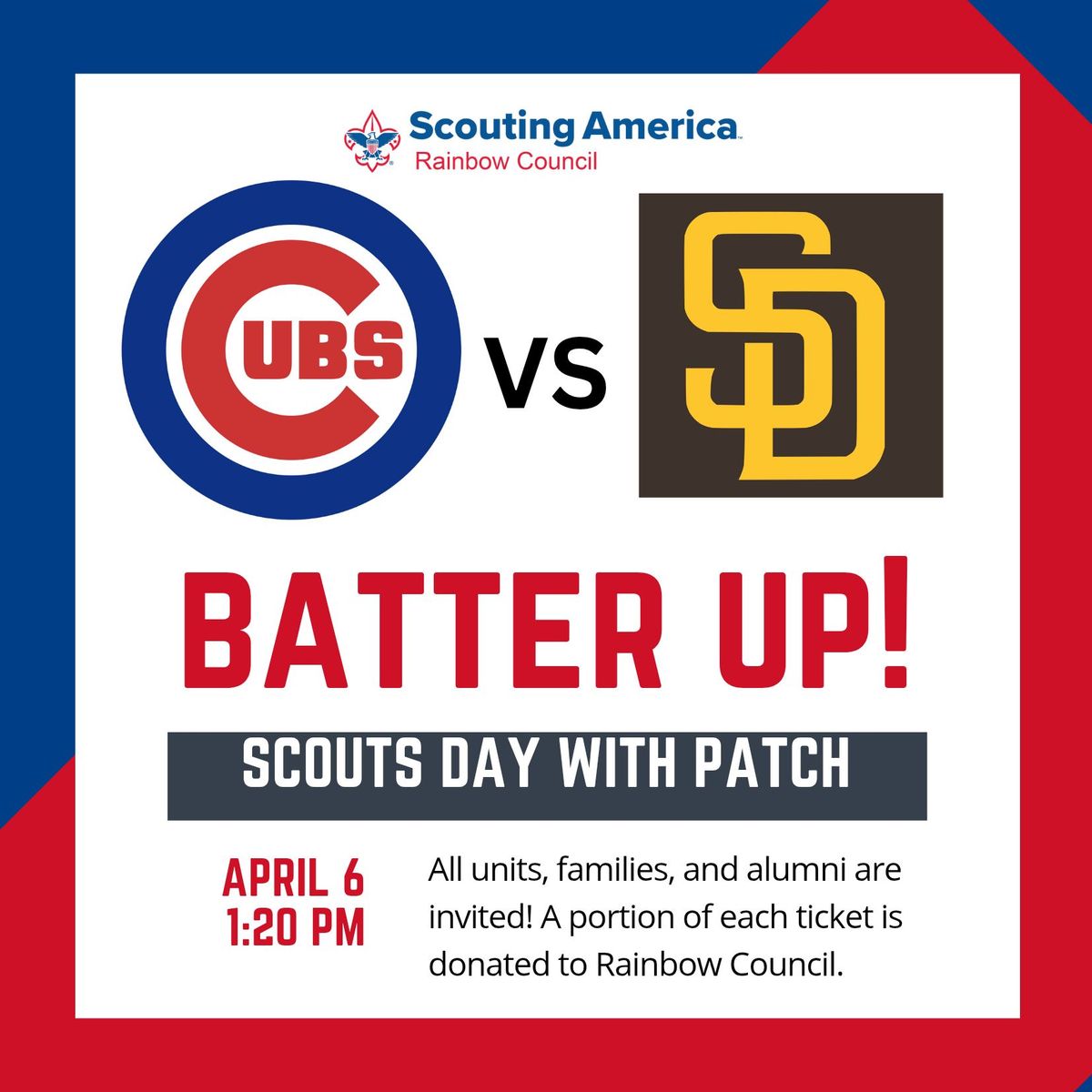 Scouts Day with the Chicago Cubs!