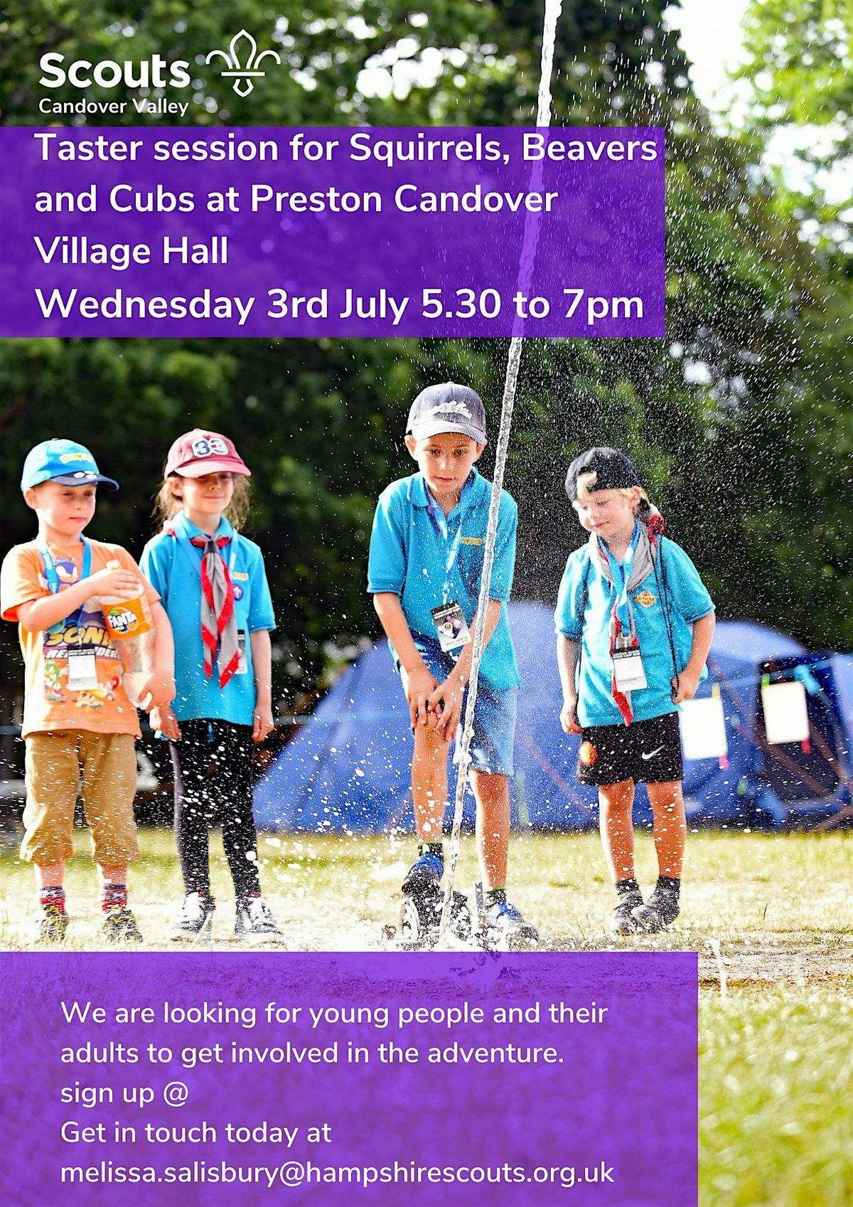 Candover Valley Scout group taster session