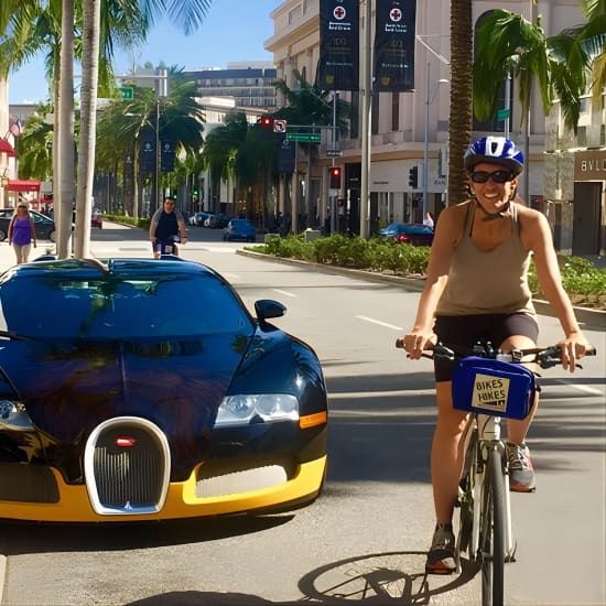 Beverly Hills Tour - Movie Star Homes and LA Sightseeing on Electric Bike