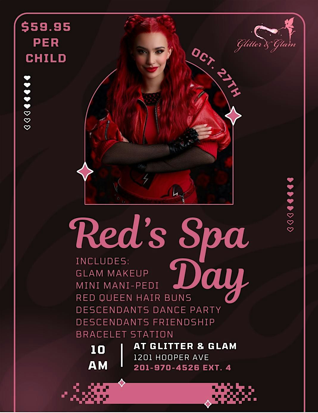 Join Princess Red At Glitter & Glam!