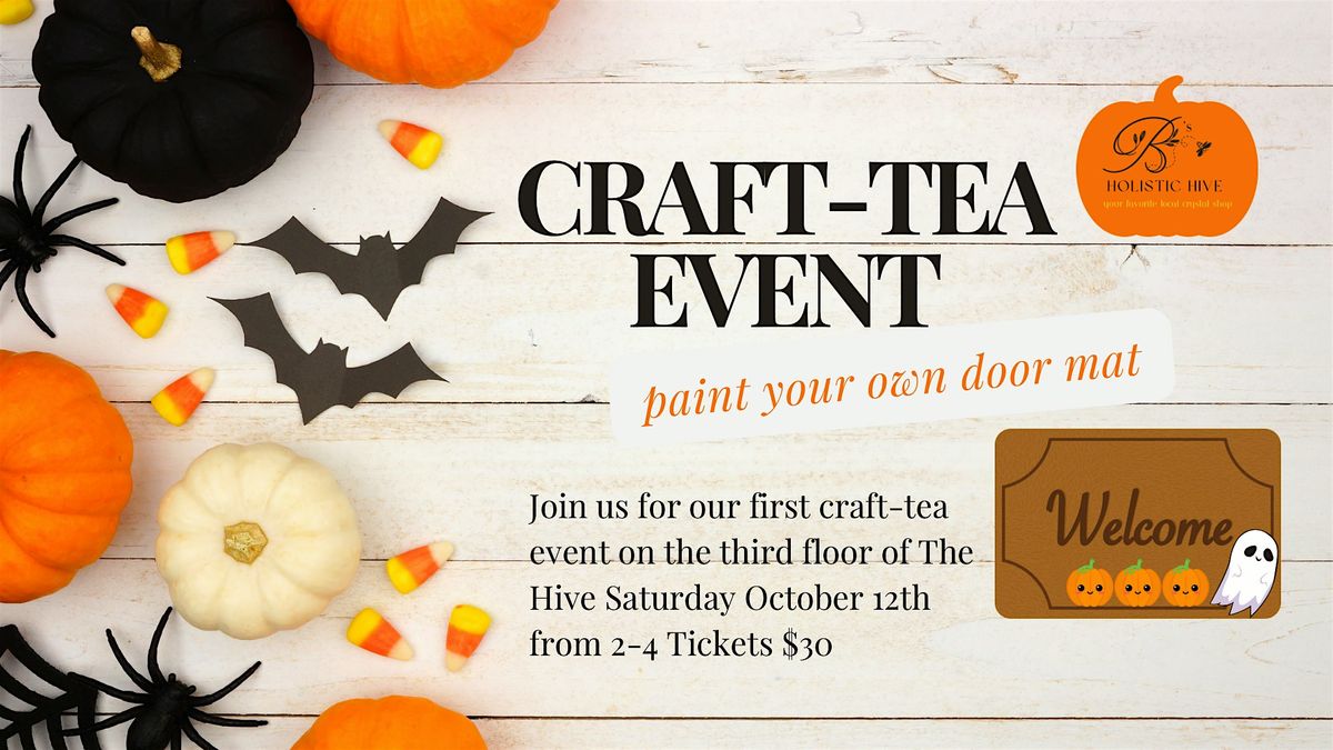 Craft-tea Event-Paint Your Own Door Mat