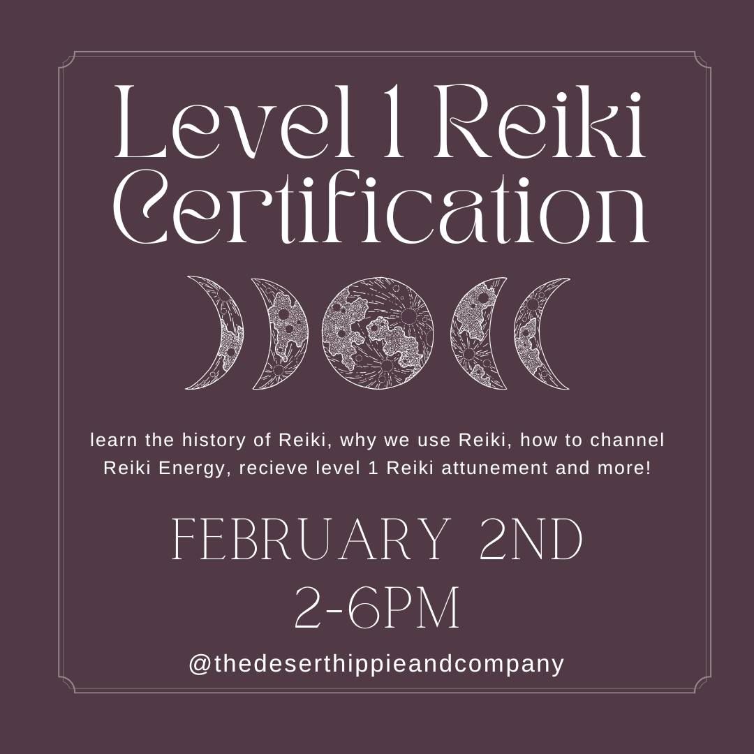 Level 1 Reiki Certification