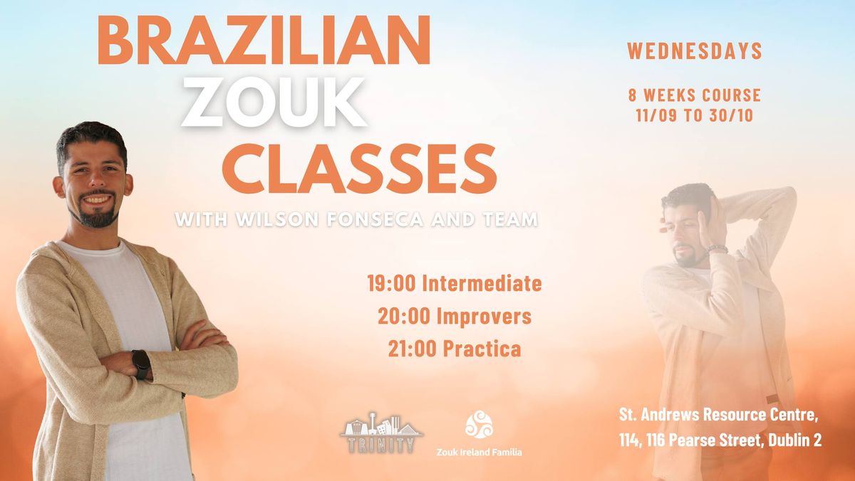 Brazilian Zouk Classes - 8 weeks course - Starting 11\/09