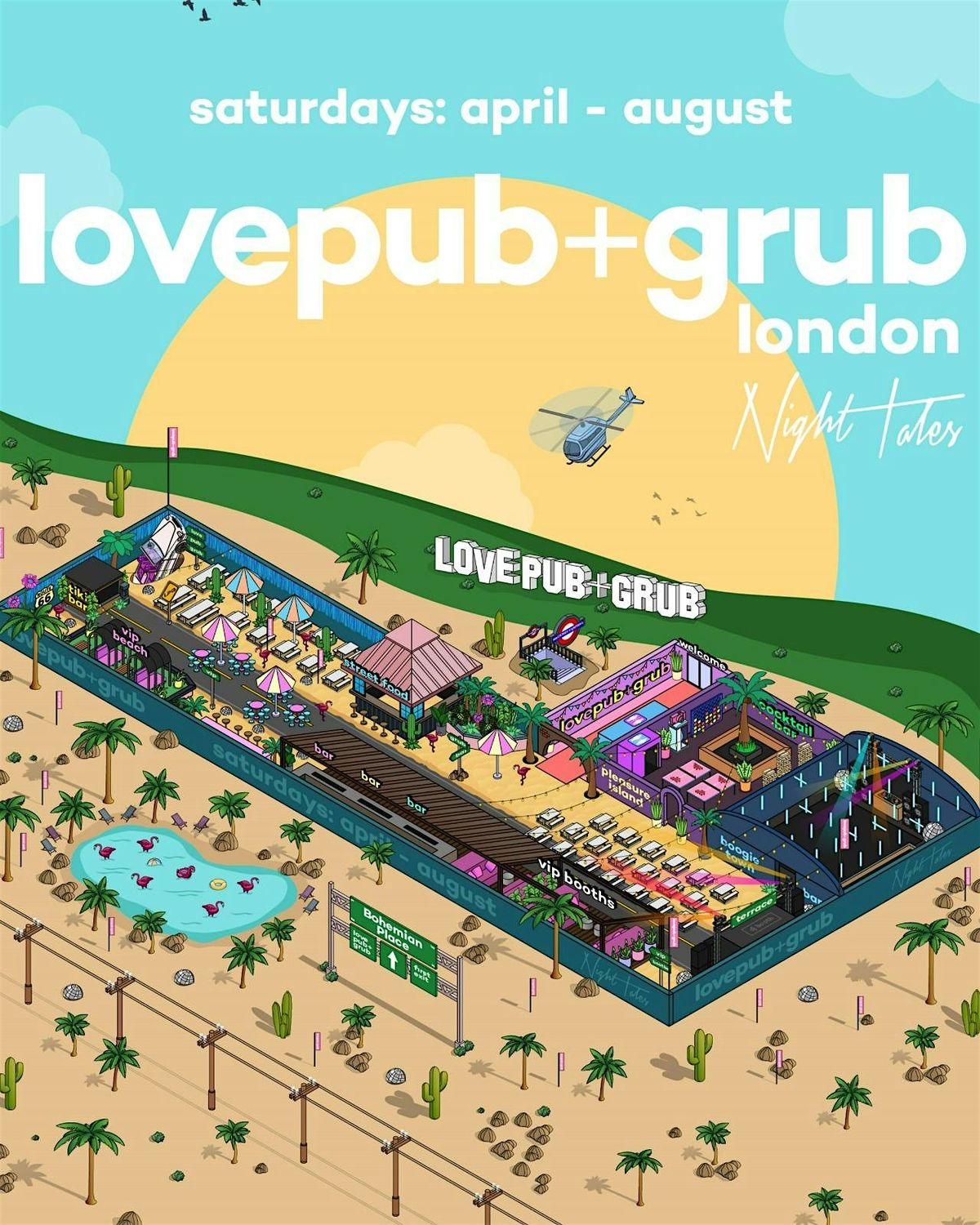 Love Pub + Grub - Sat 12 October 2024, Night Tales, London, 12 October 2024