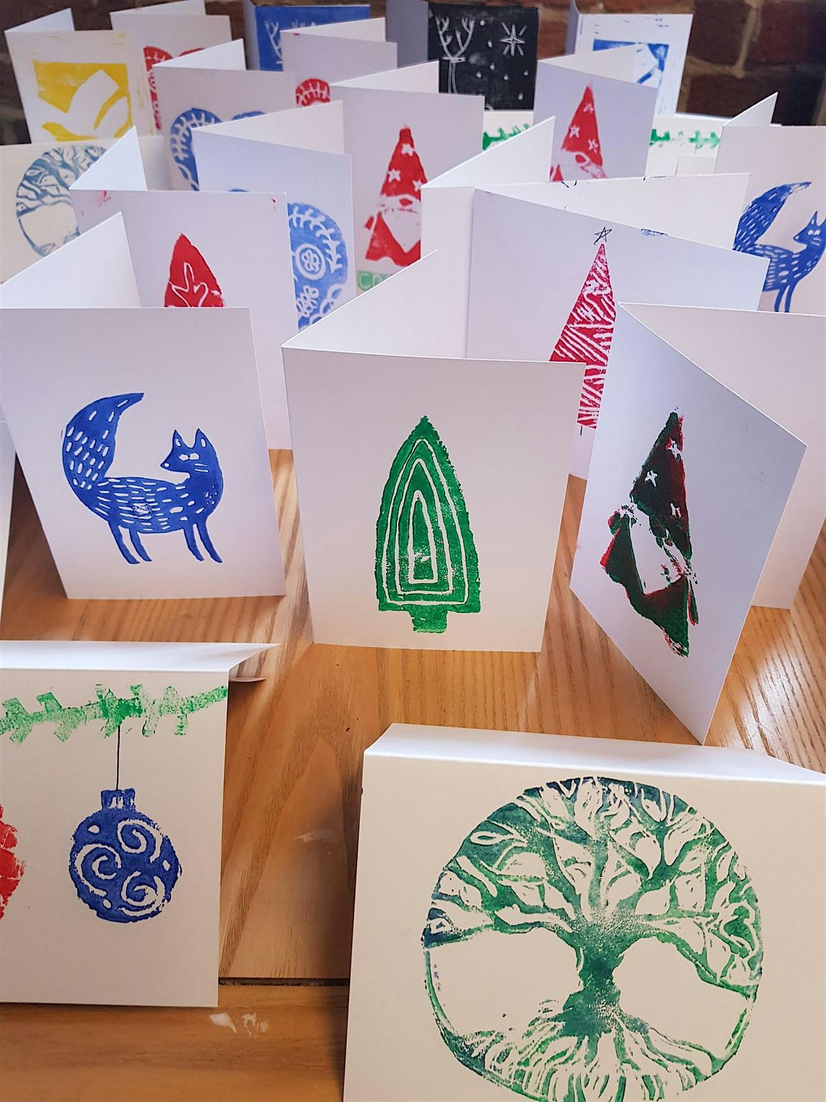 Festive Lino and Polyprint