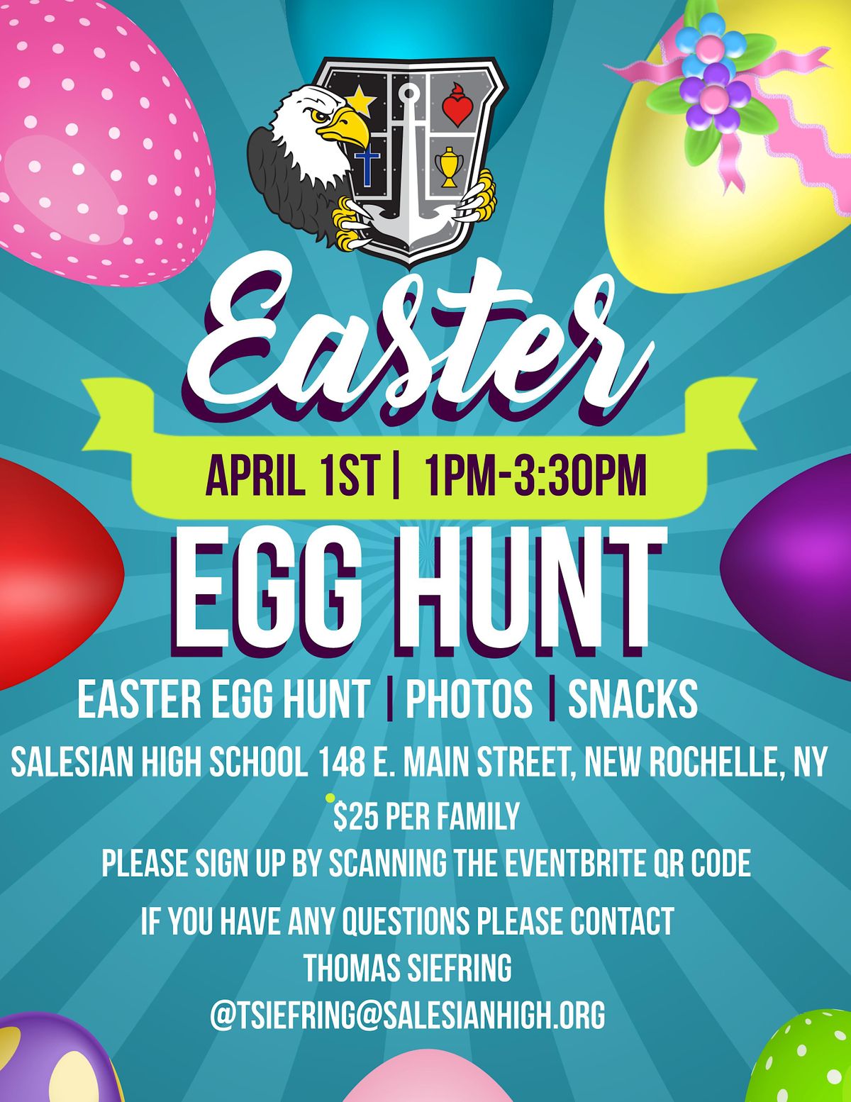 Salesian High School Easter Egg Hunt 2023, Salesian High School, New ...