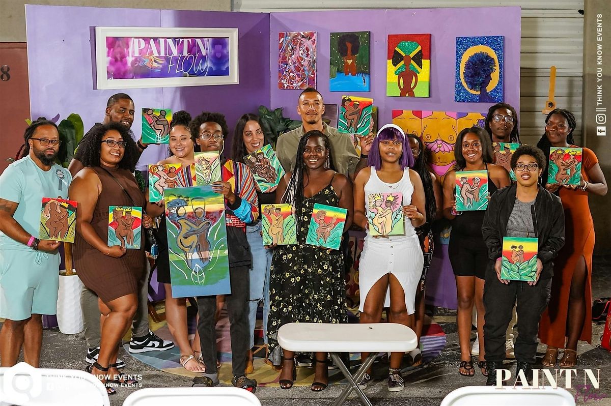 PAINT N FLOW\/\/  FORT LAUDERDALE #1 SIP, PAINT, SMOKE, & OPEN MIC  PARTY