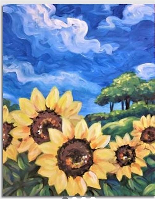 Sunflower Paint Party