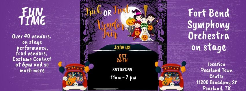  "Trick or Treat" shop with a Show Vendor Fair 