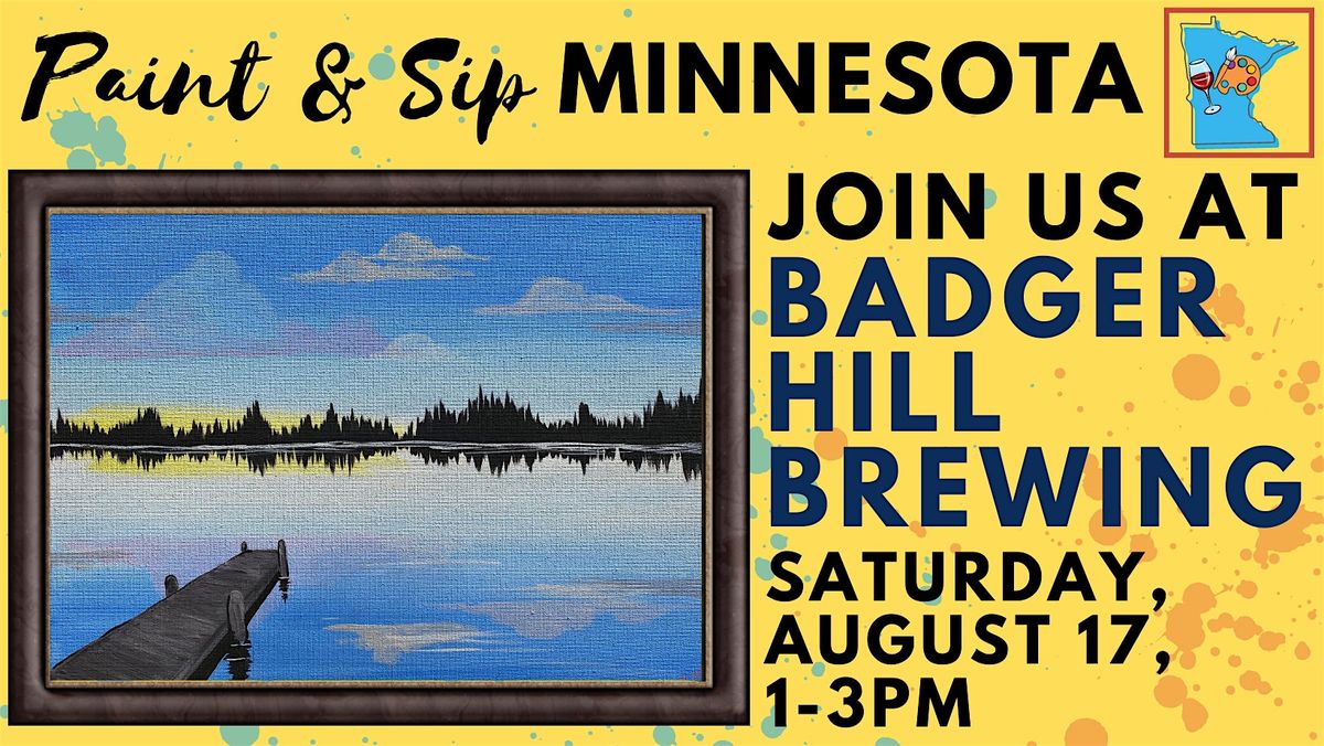 August 17 Paint & Sip at Badger Hill Brewing