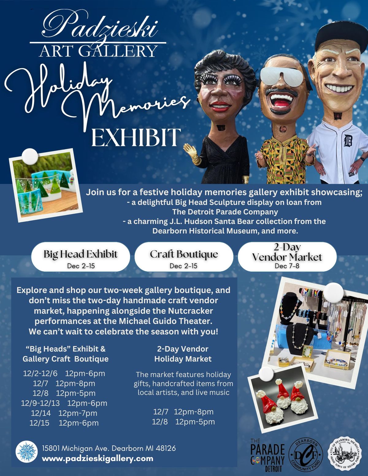 "Holiday Memories" Padzieski Gallery Exhibit 