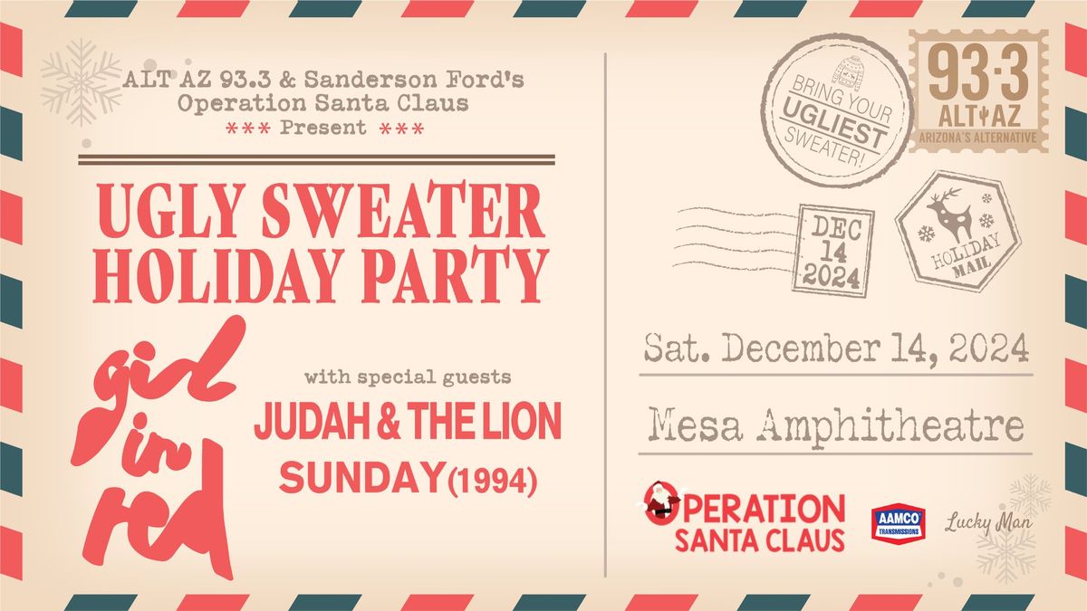 ALT AZ 933 Ugly Sweater Holiday Party with Girl In Red, Judah & The Lion, Sunday(1994)