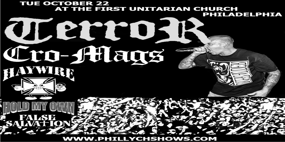 TERROR Returns to the First Unitarian Church !