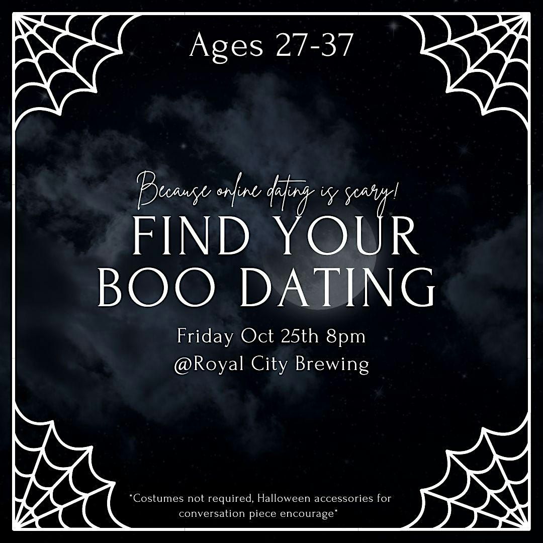 Find your Boo Speed Dating 27-37 @ Royal City Brewing