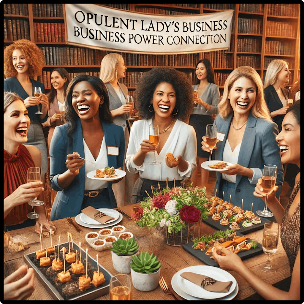 Opulent Lady's Business Power Connection