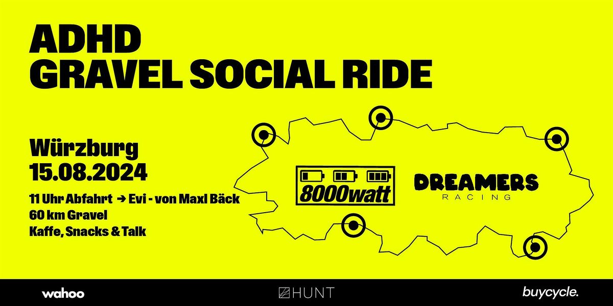 ADHD Gravel Social Ride W\u00fcrzburg