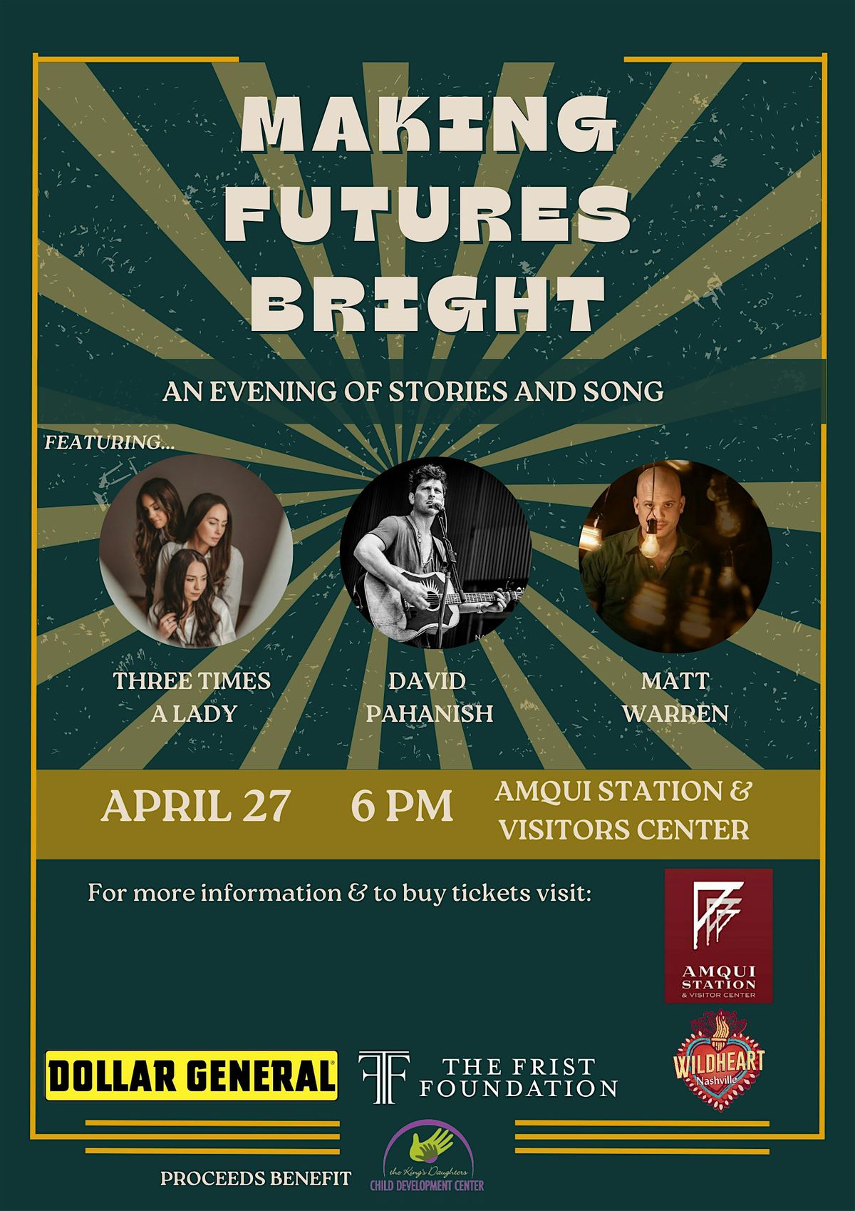 Making Futures Bright: An Evening of Stories and Song 2024