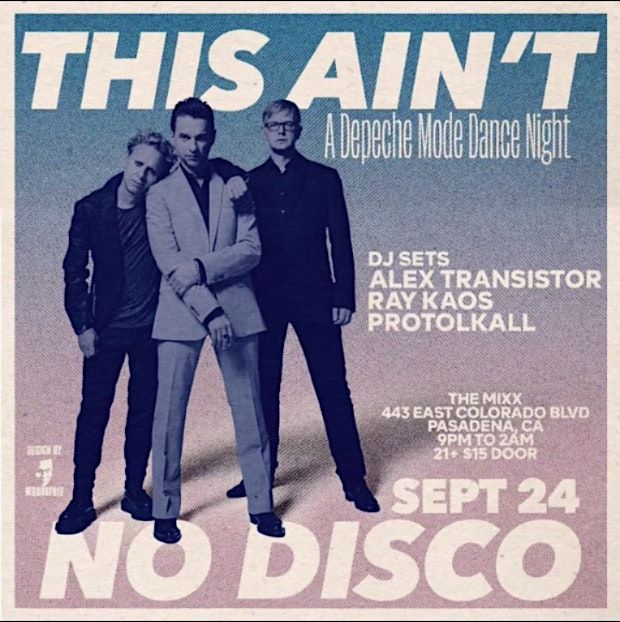 This Ain't No Disco - A Depeche Mode Tribute Dance Night