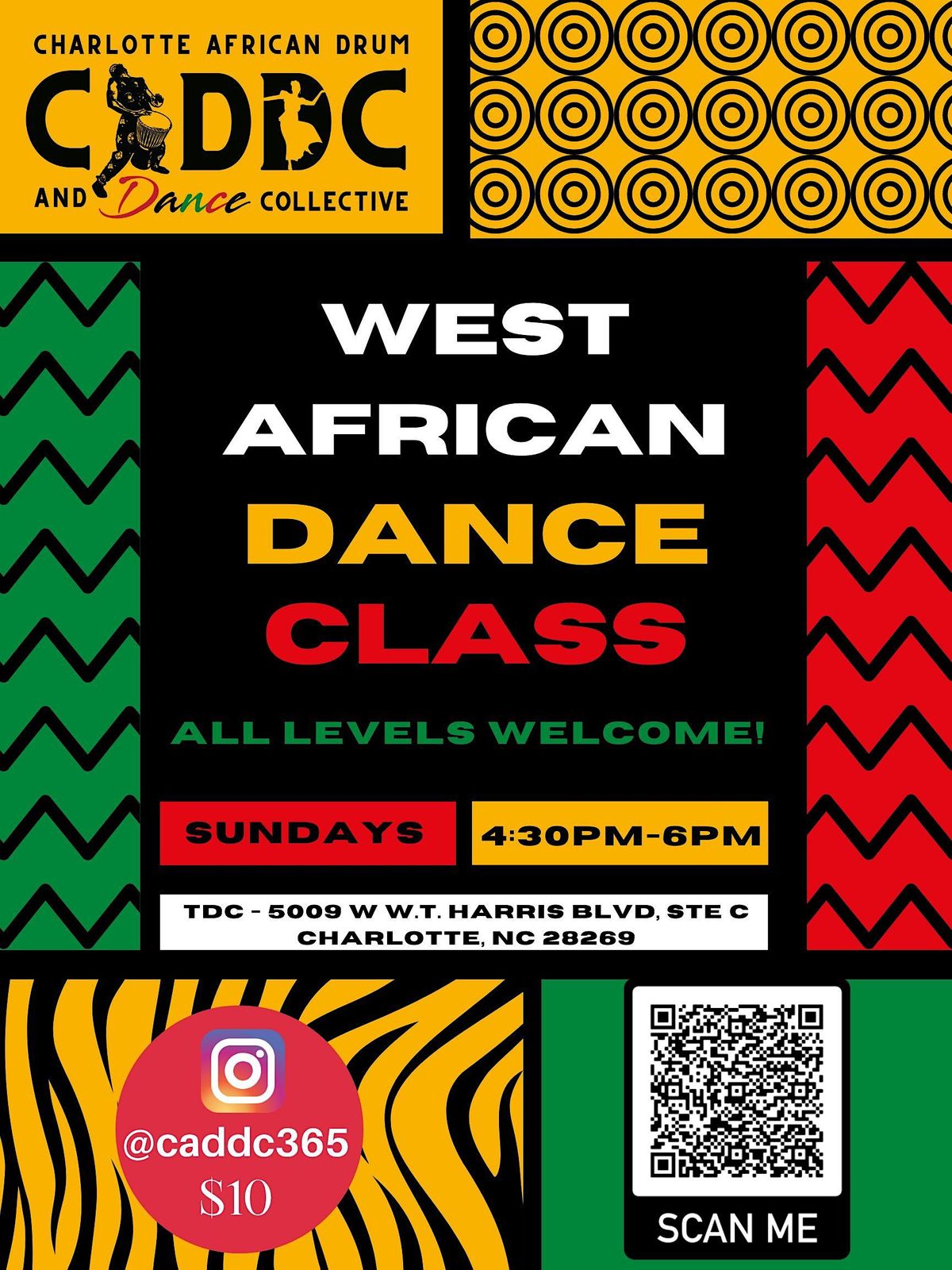 CADDC West African Dance Class