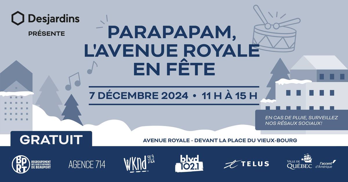 Parapapam, l'avenue Royale en f\u00eate