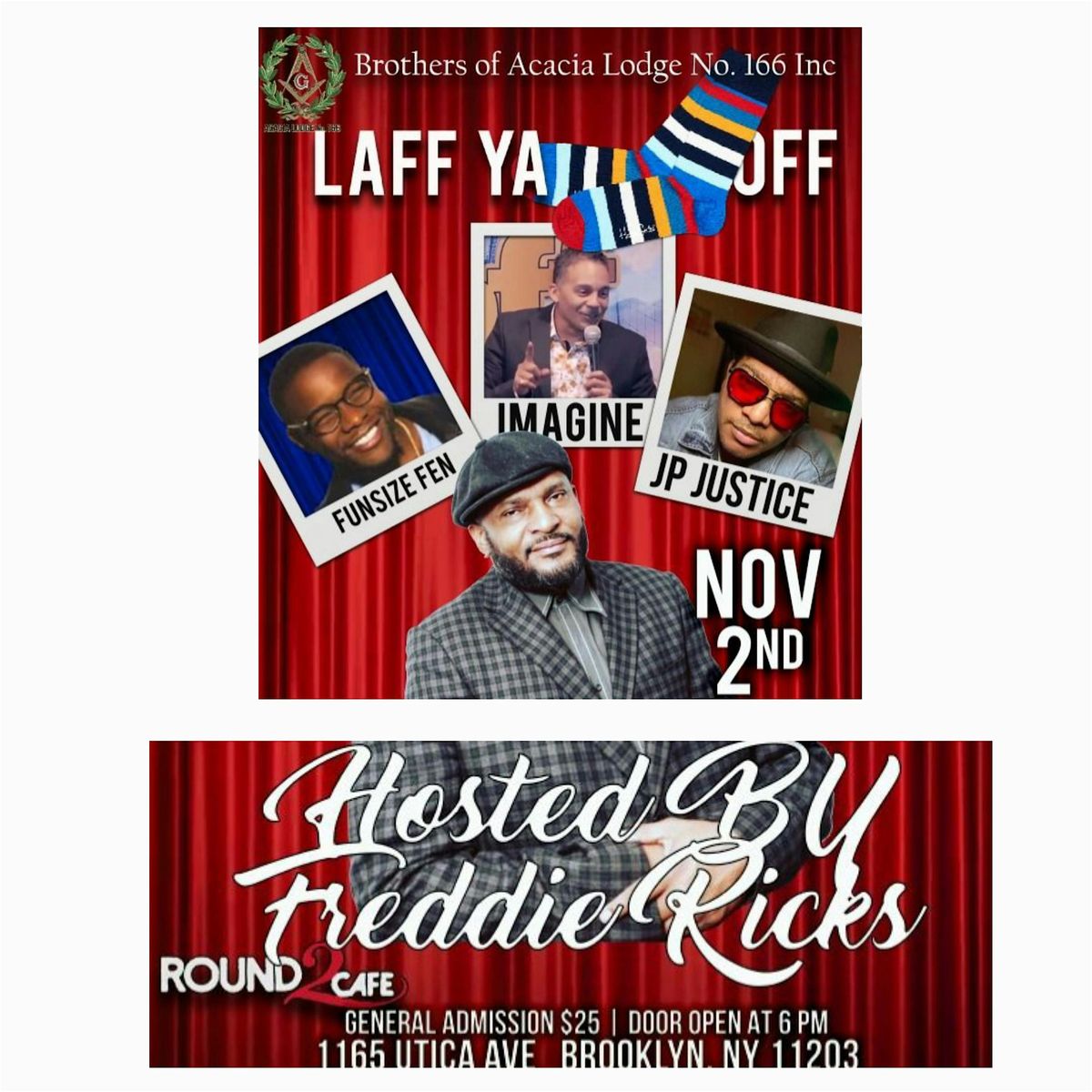 Halloween Edition of  of Laff Ya Socks Off...!!! Comedy show