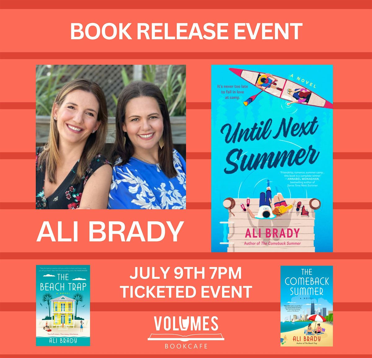 Ali Brady Chicago Book Release - Until Next Summer