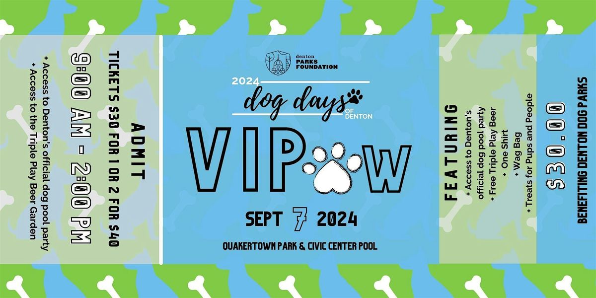 V.I.Paw Access at Denton Dog Days 2024