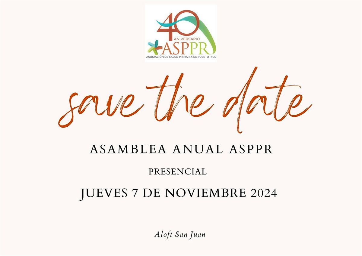 Asamblea Anual ASPPR