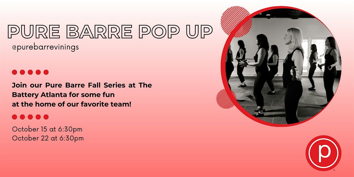 Pure Barre Pop Up