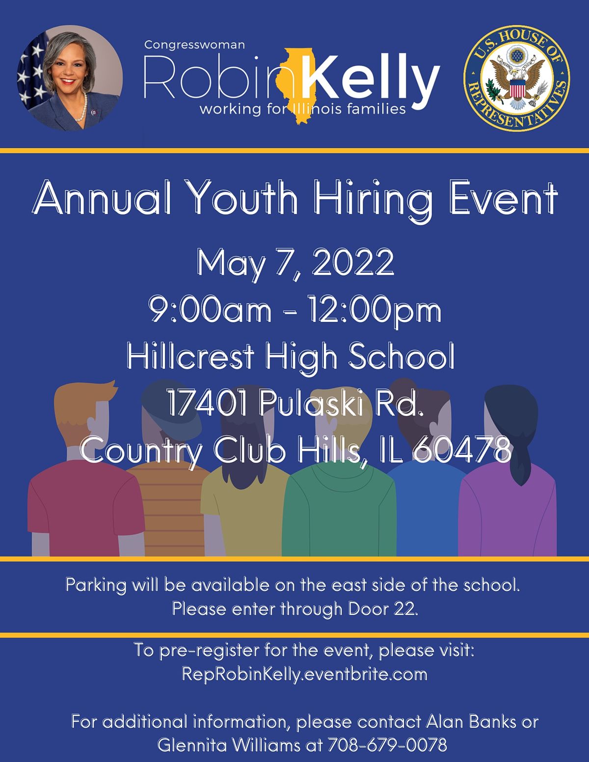 Annual Youth Hiring Event, Hillcrest High School, Country Club Hills, 7