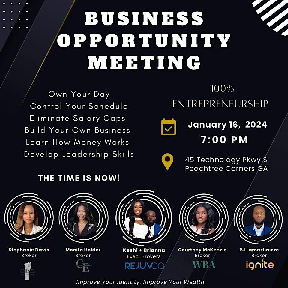 Business Opportunity Meeting