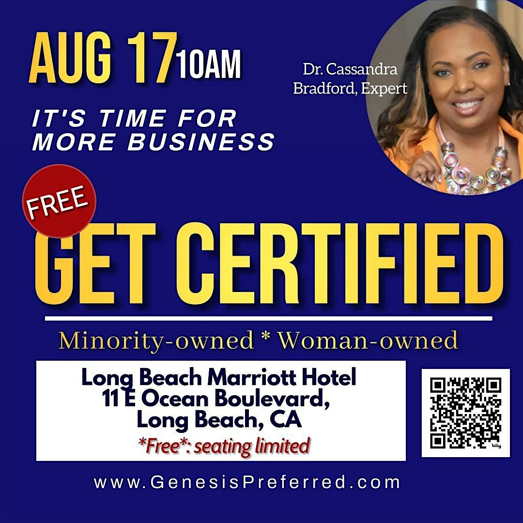 Get Certified as a Minority\/Woman-owned business